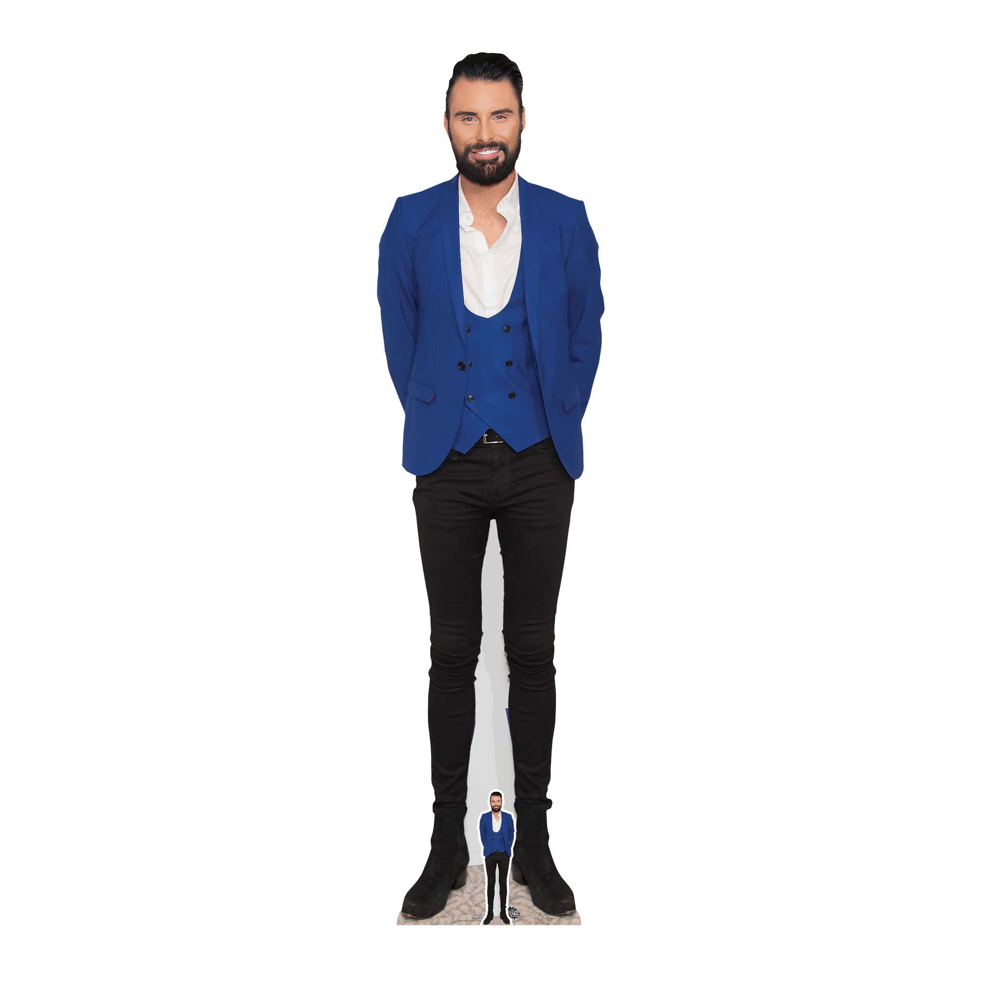 Star Cutouts CS1097 Rylan Clark Cardboard Cut Out With Mini