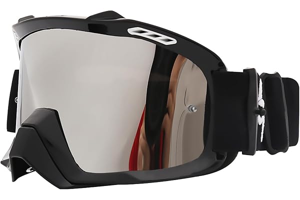 Motocross Sports Goggles, Motorcycle Goggles ATV Dirt Bike Off Road Racing Riding Goggle Anti UV, Adjustable Strap Outdoor