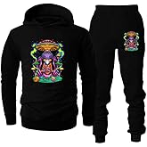 YSYZSDS Men's Tracksuit 2 Piece Set - Graphic Hoodie Sweatsuits Athletic Jogging Pullover Hoodies Sweatshirt and Sweatpants