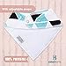 Baby Bandana Drool Bibs - Cute Kids Design for Boys, 100% Organic Cotton for Drooling and Teething, Perfect Baby Registry Gift for Infant and Newborn by KiddyByte