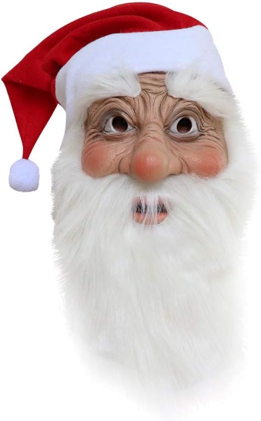 Immagini Viso Babbo Natale.Twocc Natale Copricapo Di Maschera Di Babbo Natale Abito Da Festa Regali Di Festa Per Ragazzi E Ragazze Amazon It Fai Da Te