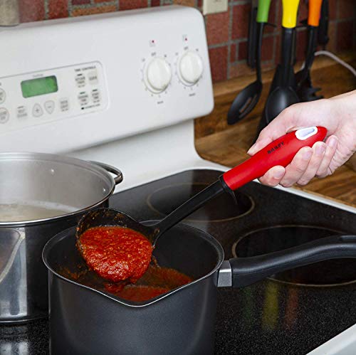 Bailey Kitchen Cooking Utensil Set- 6 Nylon Utensils With Chrome Stand - Thumbnail 3