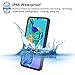 IP68 Waterproof Transparent Phone Case for Huawei P30 Pro, Full-Body Protective Rugged Case,Clear Back Cover Case with Built-in Screen Protector for Huawei P30 Pro (2019 Release) (Black)