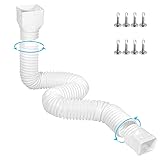 plusgutter 11.5ft Long Gutter Downspout Extensions