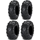 Full set of ITP Mud Lite II (6ply) 25x8-12 and 25x10-12 ATV Tires (4)