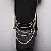 Jane Stone Hot Sexy Simple Unibody Bilayer Gold Color Tassels Body Chain Necklace Fashion Statement Jewelry New Body Necklace(Fn1095)