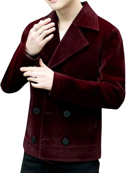 Amazon ネルロッソ Nerlosso ピーコート Pコート メンズ ショート コート 通勤 通学 ボタン 軽い メルトン 正規品 Cmw コート ジャケット 通販