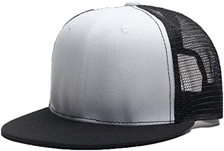 FayTop Fashion Snapback Hat Hip Hop Cap Flat Brim Baseball Cap Adjustable Dad Hat Trunker Hat Unisex