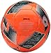 adidas Performance Euro 16 Glider Soccer Ball, Solar Orange/Utility Green/Ice Green/Vapor Steel Grey, Size 4