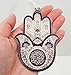 TALISMAN4U Pink Enamel Good Luck Hamsa Hand Wall Hanging Home Decor Hebrew Priestly Blessing Evil Eye Protection Gift 4