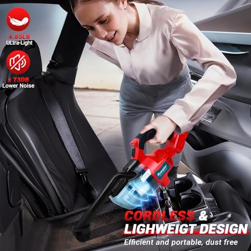 Cordless Vacuum Compatible with Milwaukee 18V Battery photo 9