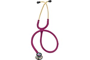 3M Littmann Stethoscope, Classic II Infant, Raspberry Tube, Rainbow Chestpiece, 28 inch, 2157
