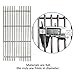 Hongso 304 Stainless Steel Grid Grates Replacement Viking Grill Parts for VGBQ 30 in T Series, VGBQ 41 in T Series, VGBQ 53 in T Series, VGBQ300T, VGBQ0302T, VGBQ3002RT, VGBQ4103RT Gas Grill, 3 Pack