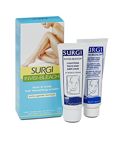 Surgi Invisi-bleach Hair Bleaching Cream For Face & Arms, 1.5-Ounce Bottles Cream Activator 1 Oz