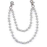 PINKPIN Ceramic Bead Waist Chain Bohemian Pants Chains for Men Women, Hipster Jeans Chain, Clothing Bag Accessories