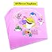 Pink Cute Shark Napkins For Baby Shark Theme Party - Girls Birthday,Girls Baby Shower and Gender Reveal - 40Pcs Pink Cute Shark Napkins For Best Girls Party Supplies