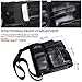 Contacts Genuine Leather Men Messenger Crossbody Shoulder Bag Travel Handbag Black