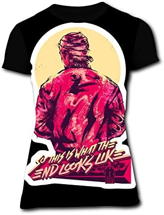 Hotline Miami T-Shirts 3D Printed - Fashion Short Sleeve for Women L