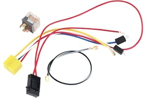 DriSentri Air Horn Relay Wiring Harness Kit, Universal 12V Wires and Relay for Air Horn Car/Truck/Vehicle
