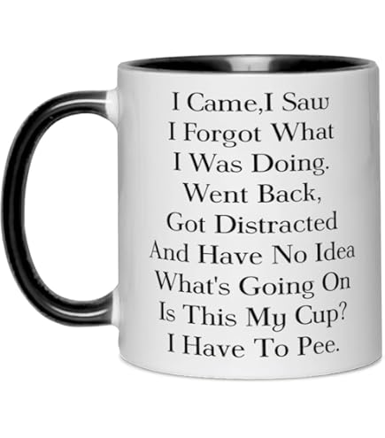 PIBONTO Tasse à Café En Céramique Avec Inscription « I Cant I