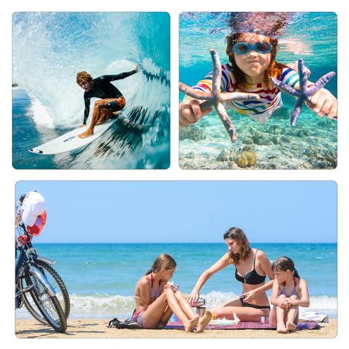Floating Handgrip Selfie Stick Tripod Waterproof Extendable Selfie Monopod for Go Pro Hero 13 12 11 10 9 8 7 6 5 4 3, 3+ DJI Action 5 Pro Action 4/3 Insta360 Action Cameras