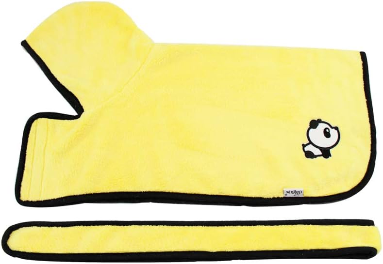 BT Bear Dog Bathrobe,Microfiber Pet Bath Towels Water-absorption Pet Bathrobe Quick Drying For Large Dogs (XL: back length 75cm) - Image 3