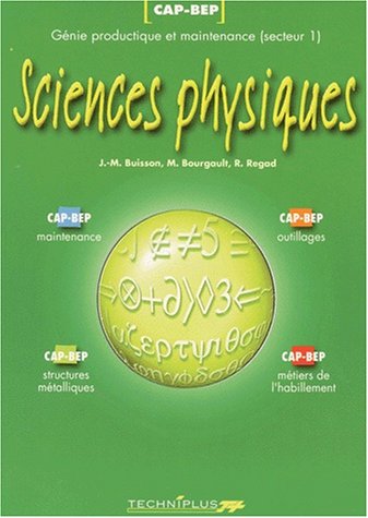 Sciences physiques, CAP-BEP