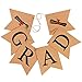 2 IN 1 Congrats & Grad Graduation Party Supplies Banner, Konsait Graduation Party Decoration Graduation Party Idea-Banner Bunting Garland Grad Banner Congratulations Sign for Graduation Party Decor