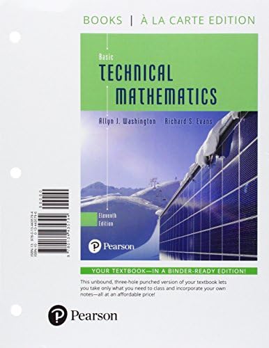 Basic Technical Mathematics with Calculus (10th Edition