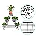 HLC 3-Tier A Frame Plant Pot Stand with Bottom Shelf
