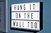 Light Box LED Sign Complete Message Board Set | 265 Tiles of Letters, Numbers & Emojis | Wall Mount | USB or Battery Powered | Giftable For All Ages | Gift Wrap Available