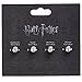 Silver Plated Harry Potter Set of 4 Spell Charm Beads