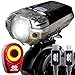BLITZU Ultra Bright Type-C USB-C Rechargeable Bike Light Set, Bicycle Front Headlight and Back Taillight, Bicycle Accessories for Night Riding, Easy to Install for Men Women Kids Road Mountain Cycling