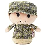 Hallmark itty bittys Green Camo Girl Stuffed Animal