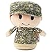 Hallmark itty bittys Green Camo Girl Stuffed Animal