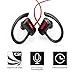 iClever Bluetooth Headphones, Sport Wireless Earphones with Built-in Mic, Noise Cancelling, Nano-Coating Waterproof, 7-Hour Playtime, Wireless Earbuds for Gym Workout Running (Grey)