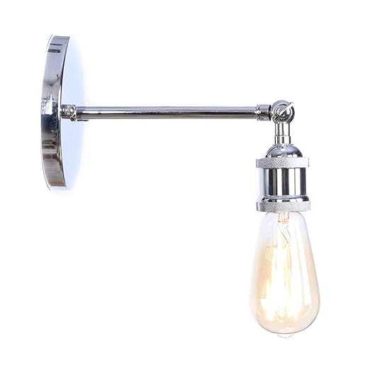 Aplique Pared Ajustable Lampara Pared Metal Retro Luces Pared