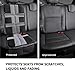 Shmidt’S Car Seat Protector - Luxury Car Seat Cover Summer/Winter for Baby & Child - Anti-Slip, Heavy Duty Car Seat Mat Protector for Infants W/Upholstery, Gray/Grey
