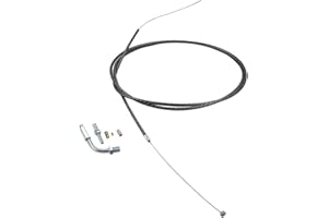 Control Throttle Cable 220cm Adaptable Length 90 for Angle Pull Format Degree Smooth Motorcycle Lasting Motorcycle Constructi