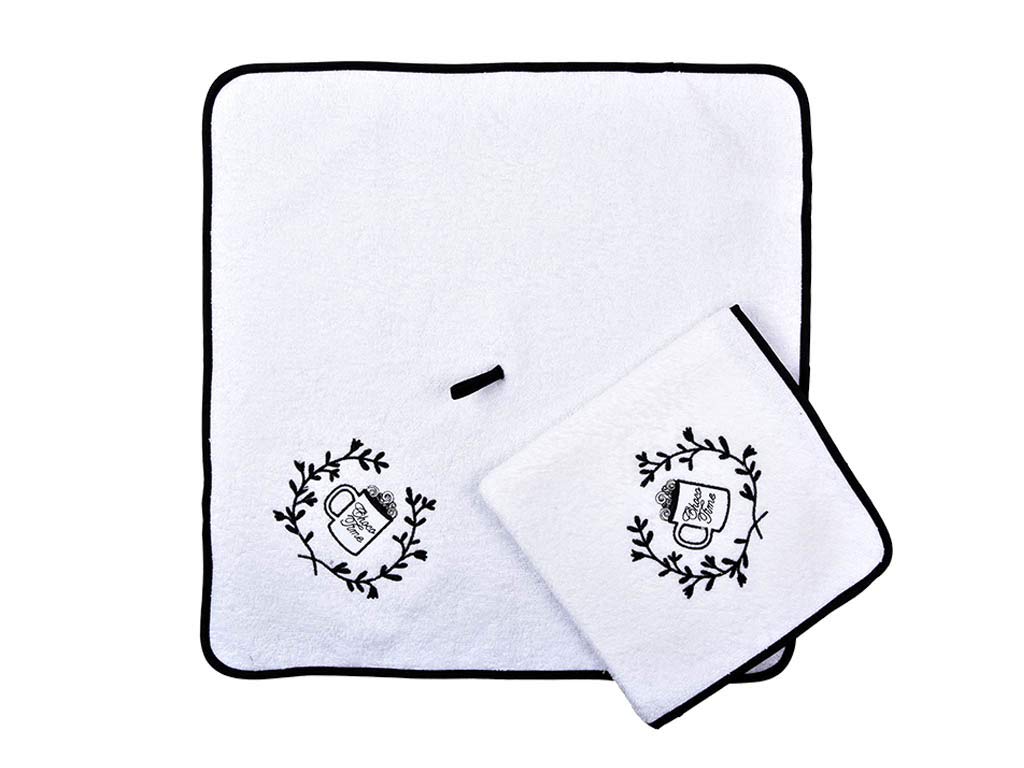 My Home Terry Cloth Kitchen Towel Chocolate 50 x 50 cm