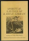 Hardcover Spiritual Sayings of Kahlil Gibran Book