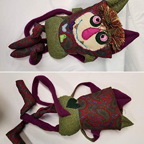 Big Goofy Monster Doll Pillow Soft and Loveable