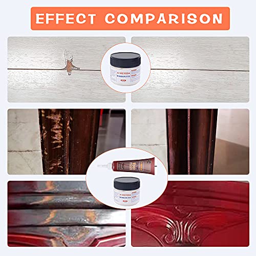 Wood Filler Repair Kit Furniture Scratch Hole Restorer with Brushes