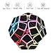 D-FantiX 2x2 Megaminx Cube Carbon Fiber Megaminx Speed Cube Dodecahedron Puzzle Toy