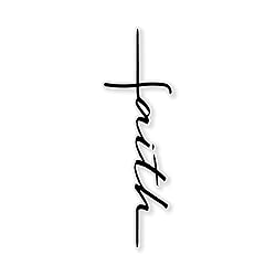215 Decals, Graphics, Skins & Stickers Faith Script