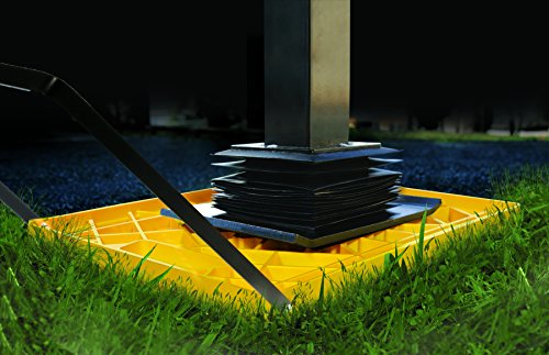 Camco Mfg Inc 44543 Large Stabilizer Jack Pad w/Handle-2 Pack - Thumbnail 2