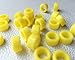 25pcs/Bag Large Type Dental Silicone Instrument Color Code Rings-Yellow