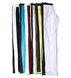 DESMIIT Men's Low Rise Milk Silk Sport Long Pant Front Tie