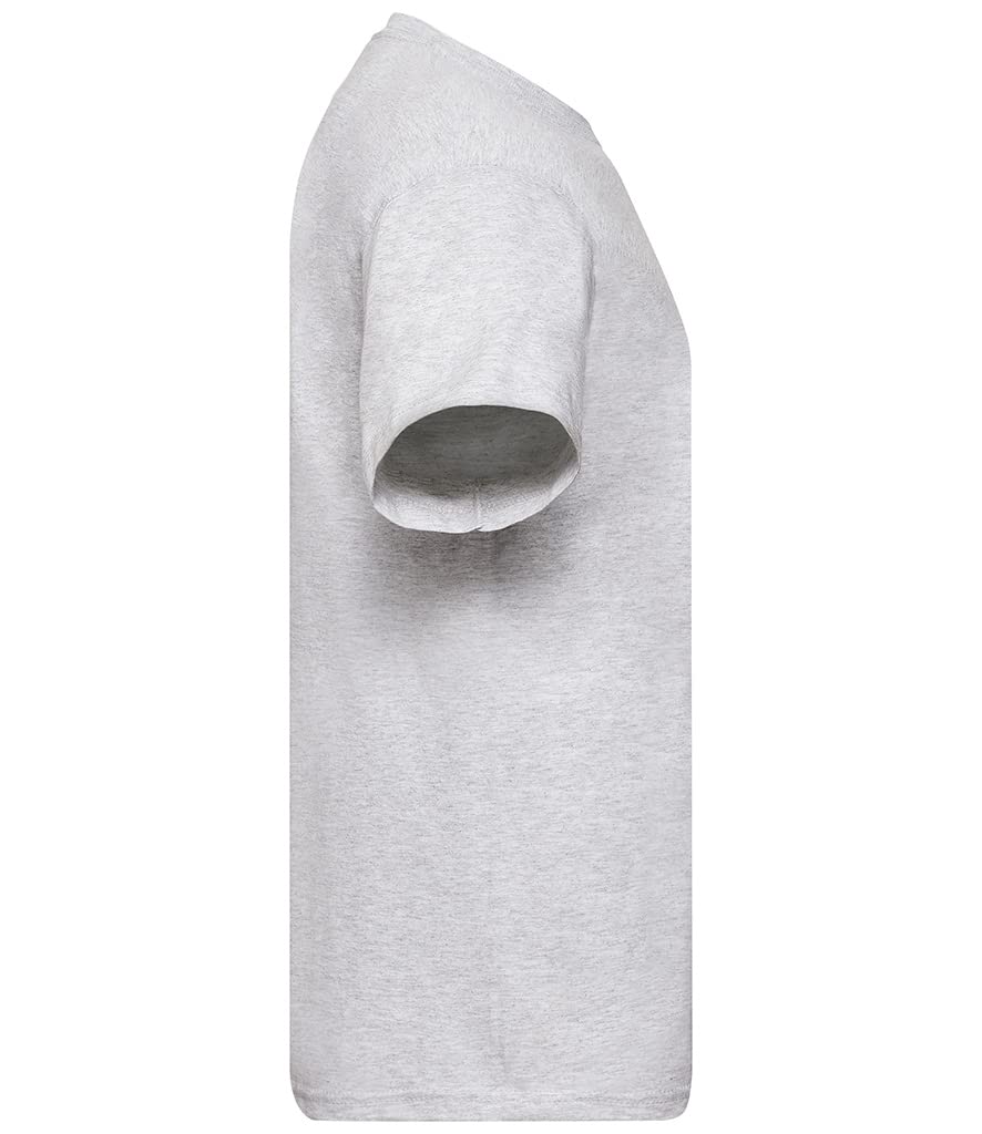 Fruit of The Loom Herren Original T T-Shirt (5er Pack) Gr. M, grau meliert 4