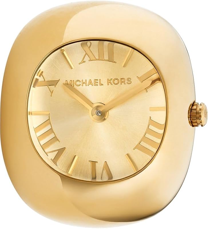Reloj analógico de Cuarzo para Mujer con Correa de Acero Inoxidable MK4847, Dorado, Moderno